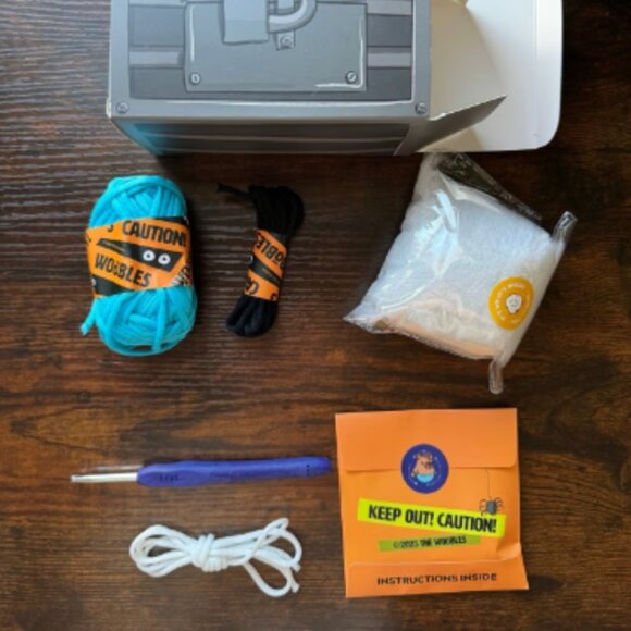 *Bundle* The Woobles Dave the Werewolf Sticker, Hook, UV Yarn (Read Description) - Picture 1 of 1